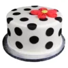 Polka Dot Quill Fondant Cake 1 hello kitty chocolate fondant cake 13 6ab1abe7dadba From LallamTop Cake Shop