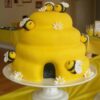 Honey Bee and Hive Theme Cake 1 honey bee and hive theme cake 1 From LallamTop Cake Shop