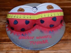 Hot Bra Design Bachelorette Cake