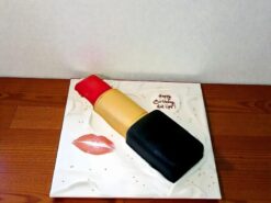 Hot Lipstick Fondant Cake