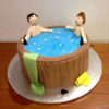 hot tub bath birthday cake 2 From LallamTop Cake Shop