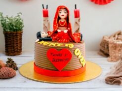 Hunt is Over Bridal Cake from LallanTop Cake Shop - Delivery in East Delhi, South-East Delhi, Ghaziabad, and Noida