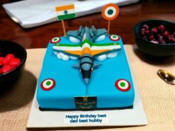 Indian Air Force Fighter Jet Theme Cake from LallanTop Cake Shop - Delivery in East Delhi, South-East Delhi, Ghaziabad, and Noida.
