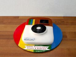 Instagram Themed Fondant Cake