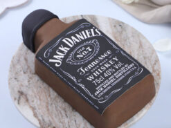 Jack Daniels Whisky Bottle Cake