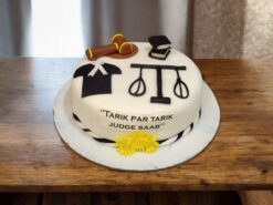 Judge Themed Fondant Cake
