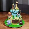 Jungle Pals Celebration Fondant Cake 2 jungle pals celebration fondant cake 1 From LallamTop Cake Shop