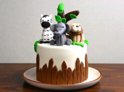 Jungle Safari Celebration Cake