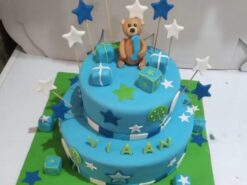 Kids 1st Birthday Theme Fondant Cake