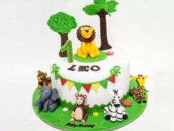 King Of The Jungle Fondant Cake