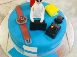 Accountant Guy Birthday Cake