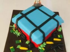 PUBG Container Fondant Cake