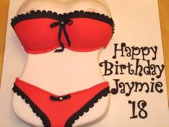 Lady Body Fondant Cake