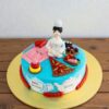 Lady Chef Fondant Cake 2 lady chef fondant cake 2 From LallamTop Cake Shop
