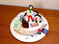 Lady Doctor Customized Cake