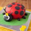 Ladybird Bug Fondant Cake 2 ladybird bug fondant cake 1 From LallamTop Cake Shop