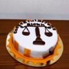 law theme customized cake 1 From LallamTop Cake Shop