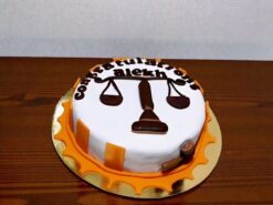 Law Theme Customized Cake