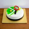 Lawn Tennis Racket Fondant Cake 2 lawn tennis racket fondant cake 3 From LallamTop Cake Shop