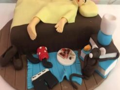 Lazy Boy Fondant Cake