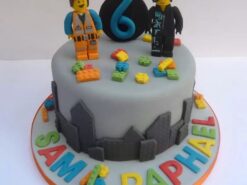 Lego Movie Theme Cake