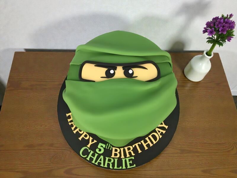 Lego Ninjago 5th birthday Cake 3 Lego Ninjago 5th birthday Cake