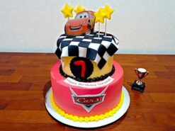 Lightning McQueen Cars Theme Cake