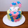 Little Hearts Baby Shower Cake 2 little hearts baby shower cake 2 From LallamTop Cake Shop