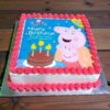 little peppa celebration photo cake 1 From LallamTop Cake Shop