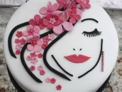 Lovely Face Designer Fondant Cake