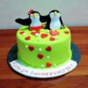 Lovely Penguin Anniversary Cake 2 lovely penguin anniversary cake 5 6ab1b1e8ece78 From LallamTop Cake Shop