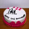 Loving Couple Romantic Fondant Cake 2 loving couple romantic fondant cake 1 From LallamTop Cake Shop