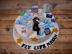 luxury-fly-life-celebration-cake