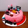 mac makeup kit fondant cake 2 From LallamTop Cake Shop