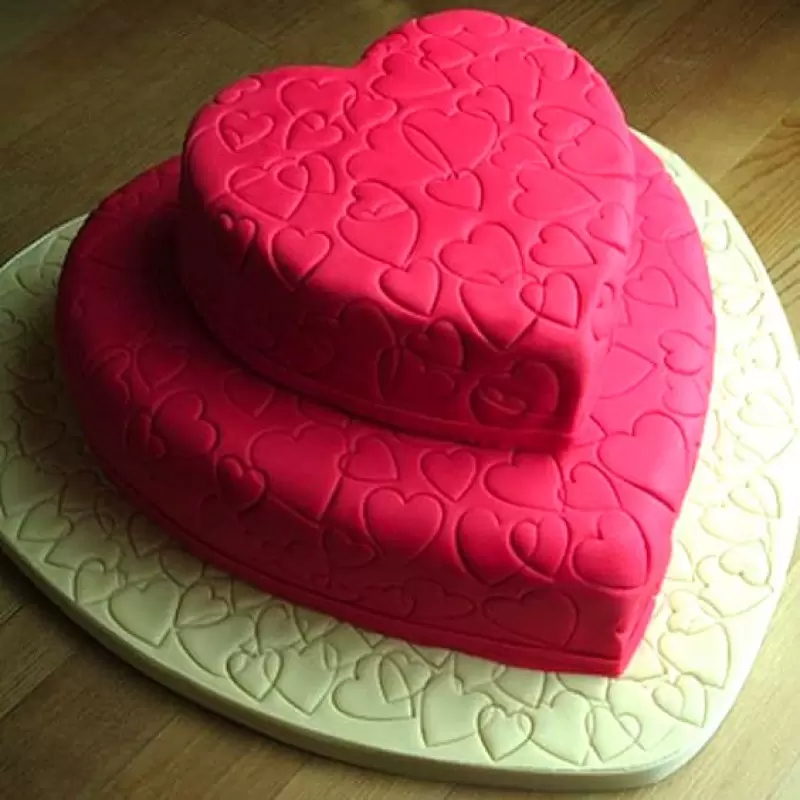 Magic of Love Romantic Fondant Cake 3 Magic of Love Romantic Fondant Cake