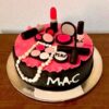 makeup designer fondant cake 2 From LallamTop Cake Shop