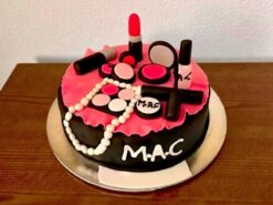 Makeup Designer Fondant Cake