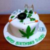 Marijuana Theme Cake 2 marijuana theme cake 1 From LallamTop Cake Shop