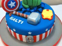 Marvel Avengers Designer Cake
