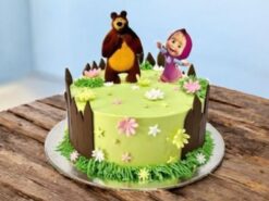 Masha Adventure Cake