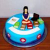 Medical Student Theme Cake 1 medical student theme cake 1 From LallamTop Cake Shop