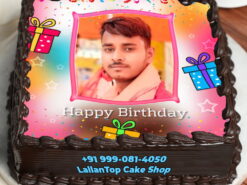 Memorable Milestone Birthday Photo Cake