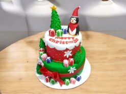 merry-penguin-christmas-cake