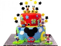 Mickey Mouse Clubhouse Fondant Cake