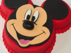 Mickey Mouse Face Cool Fondant Cake