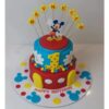 Mickey Mouse Fondant Theme Cake 2 mickey mouse fondant theme cake 1 From LallamTop Cake Shop