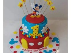 Mickey Mouse Fondant Theme Cake
