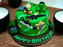 Military Theme Birthday Cake
