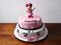 Minnie Mouse Birthday Fondant Cake