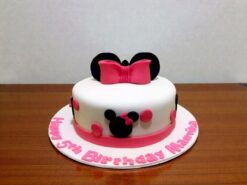 Minnie Mouse Theme Birthday Cake